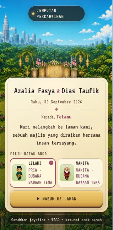 Preview tema interaktif Laman Seri Malaysia