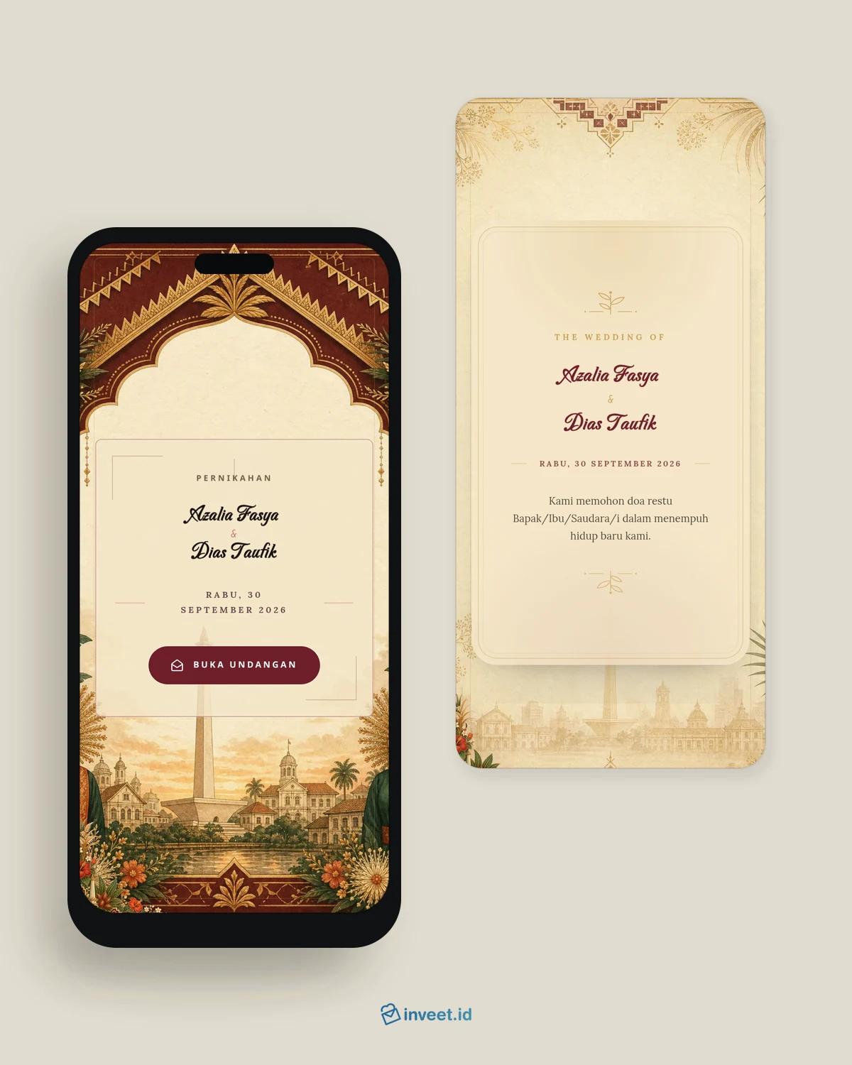Preview tema undangan Kembang Batavia