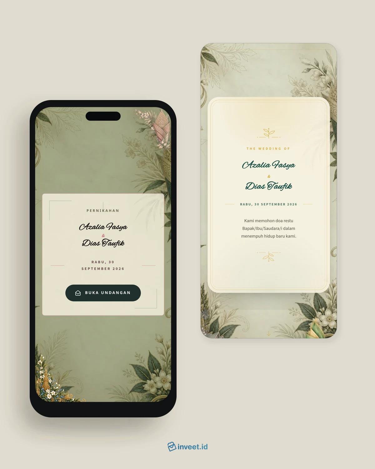 Preview tema undangan Lancang Zamrud