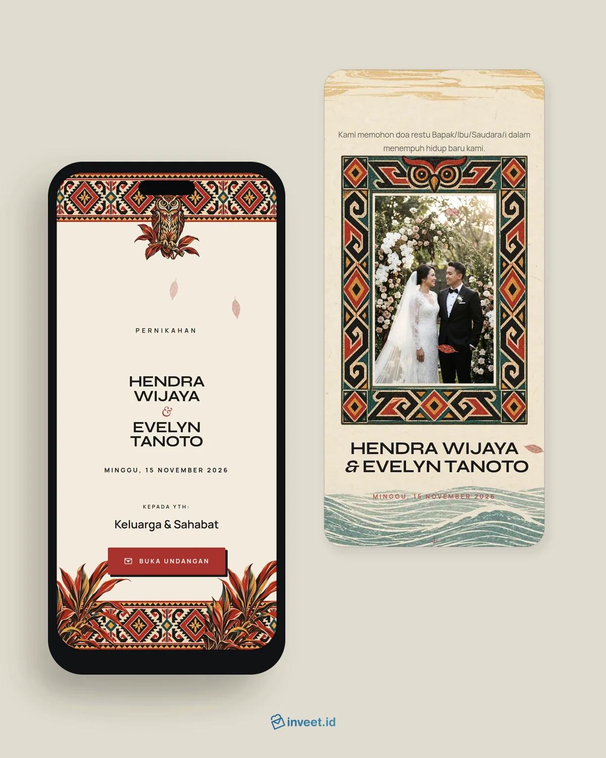 Preview tema undangan Tondano Manguni